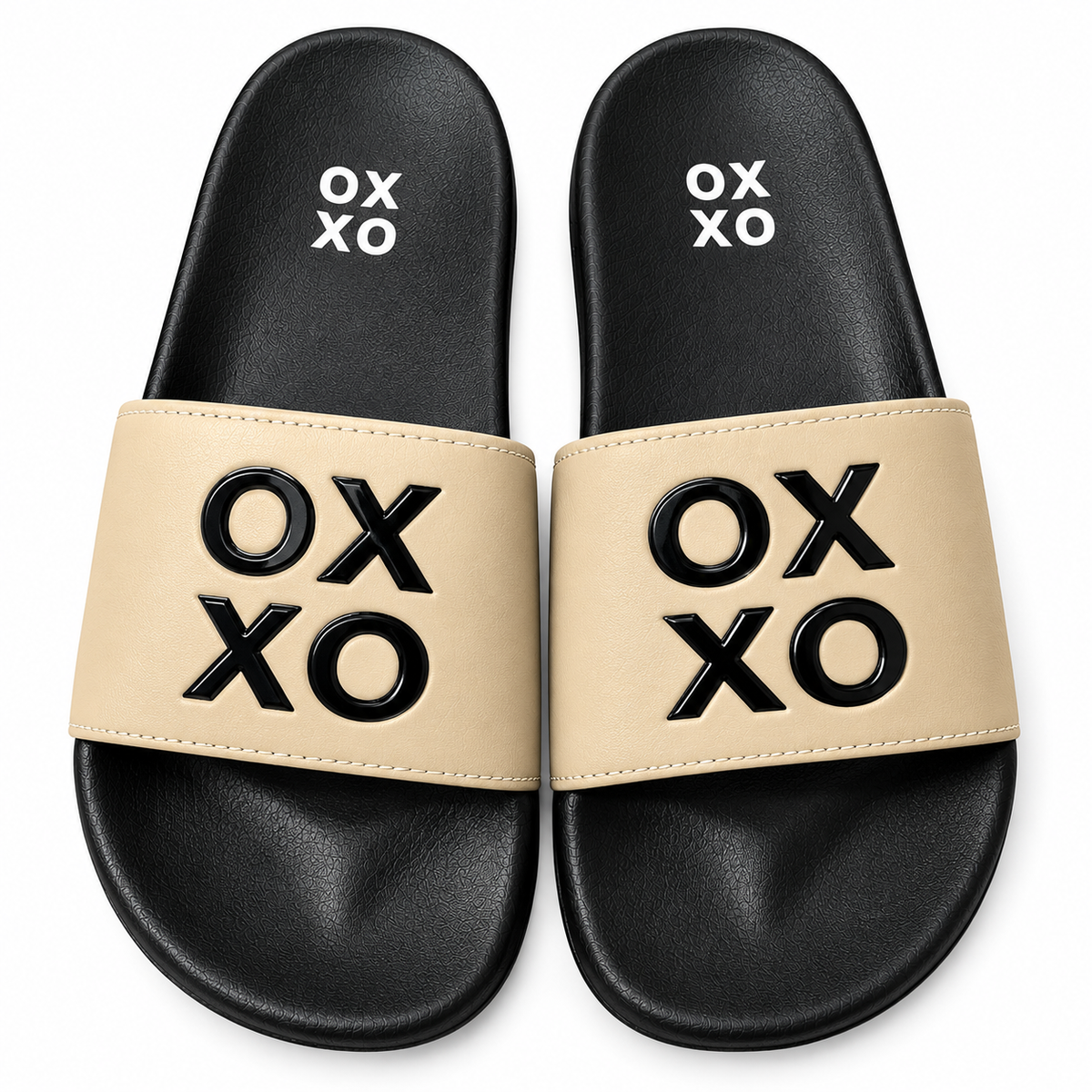 XoXo Raised-Letter Slip-On Slides
