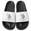 Polo Raised-Design Slip-On Slides