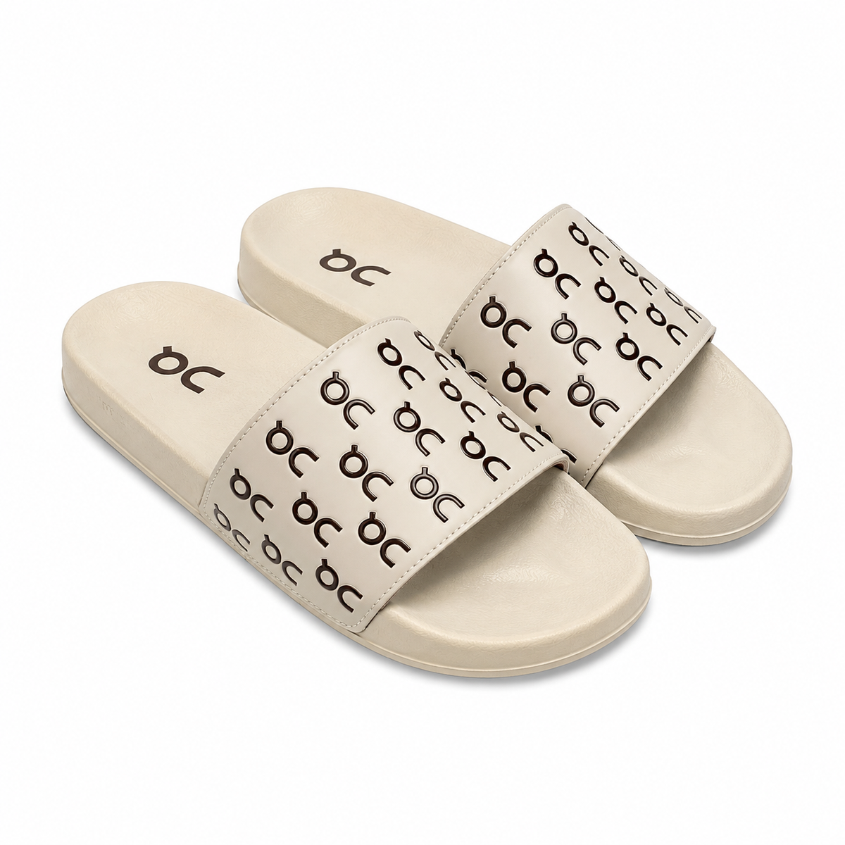 QN Patterned-Strap Slip-On Slides