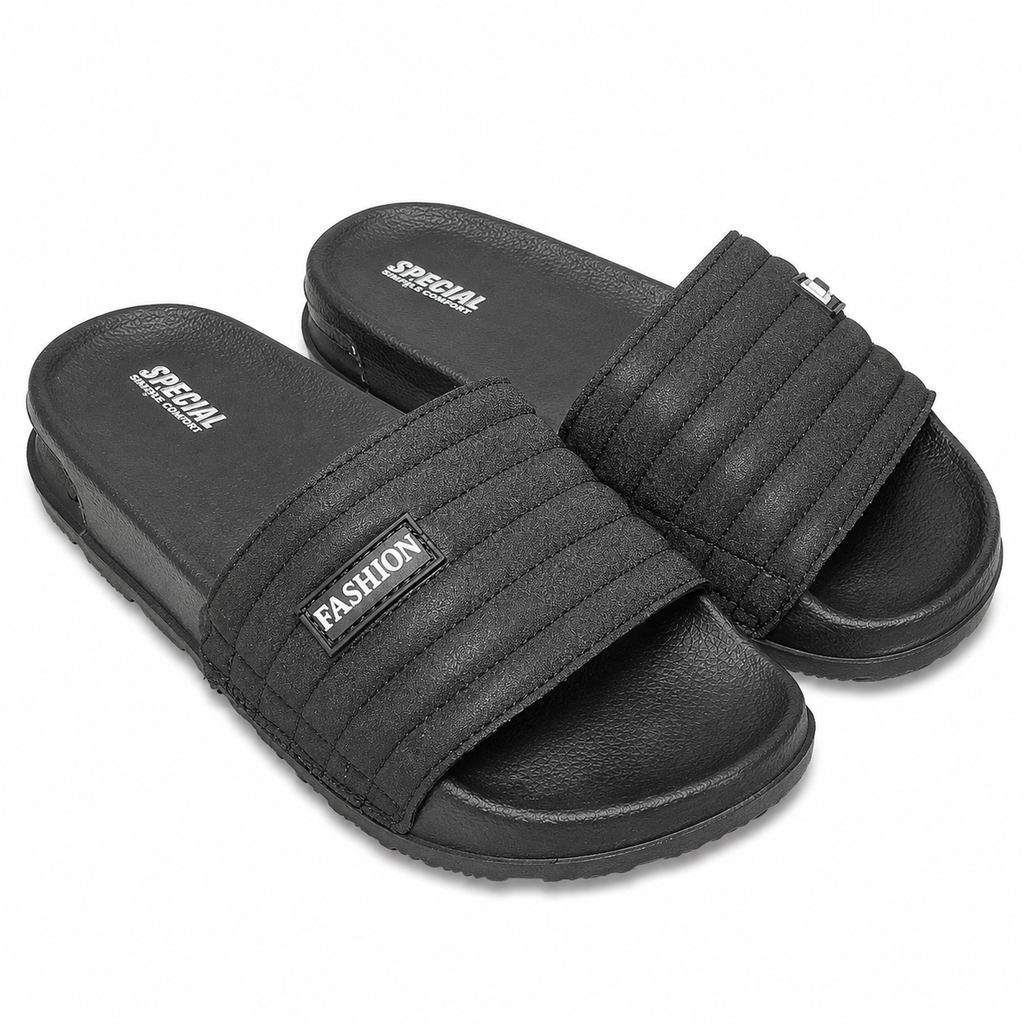FASHION COMFORT SLIDES | ULTRA CUSHION FOAM | “LIGHTWEIGHT • ALL DAY COMFORT"